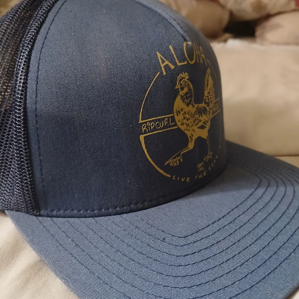 Aloha Blue and Gold Party Hat
